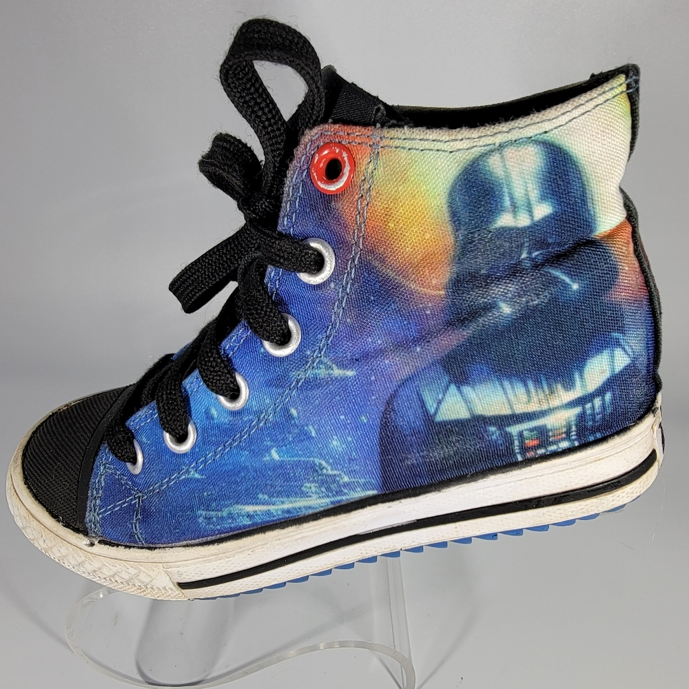 Skechers Star Wars Darth Vader Collaboration Kids 12 High Top Canvas Sneakers